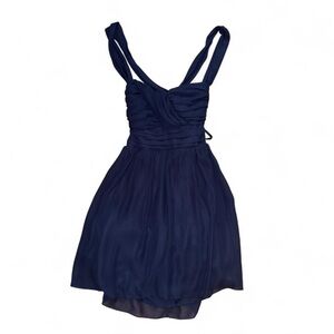Navy blue Deb prom dress